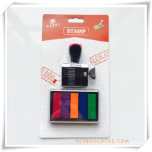 Text Seal Roller Stamp with 5 Color Inkpad for Promotional Gifts (OI36016)